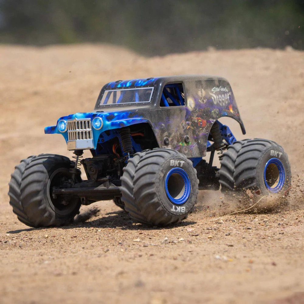 Losi 1/18 Mini LMT 4WD Monster Truck Son-Uva Digger LOS01026T2 - Image 20
