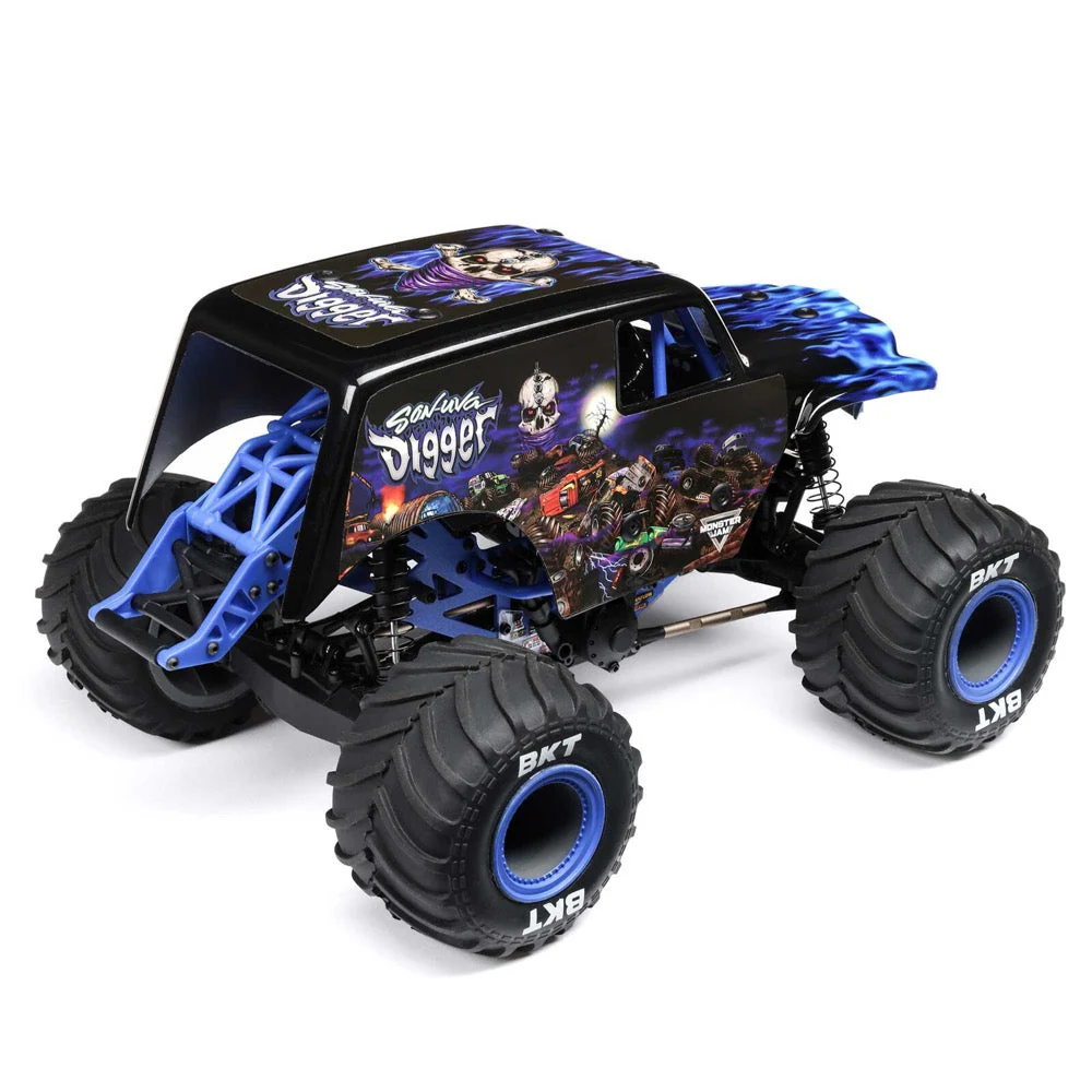 Losi 1/18 Mini LMT 4WD Monster Truck Son-Uva Digger LOS01026T2 - Image 6