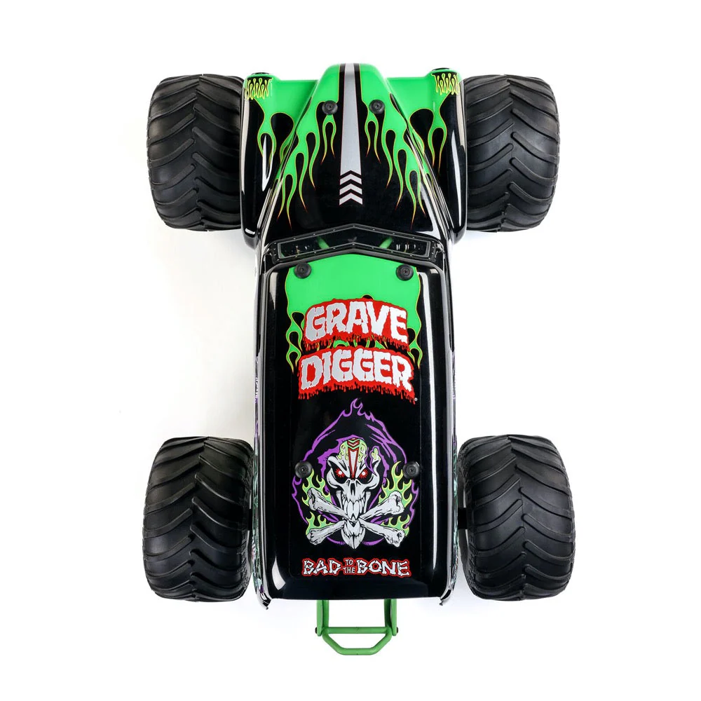 Losi 1/8 LMT 2.0 Grave Digger 4X4 Solid Axle Brushless Monster Truck RTR Green LOS04028T1 - Image 6