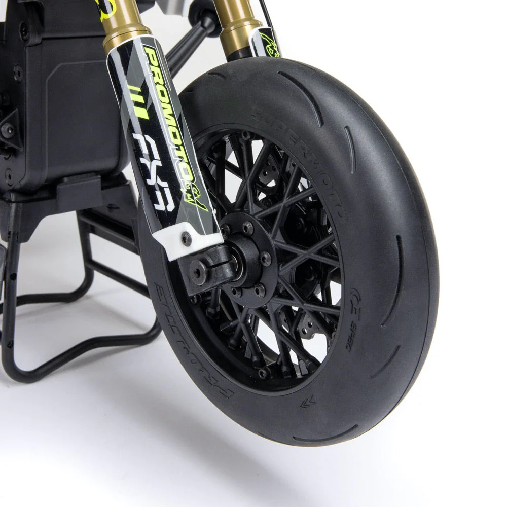 Losi LOS-2272 Promoto-SM 1/4 Super Moto Motorcycle FXR White RTR Basic - Image 11