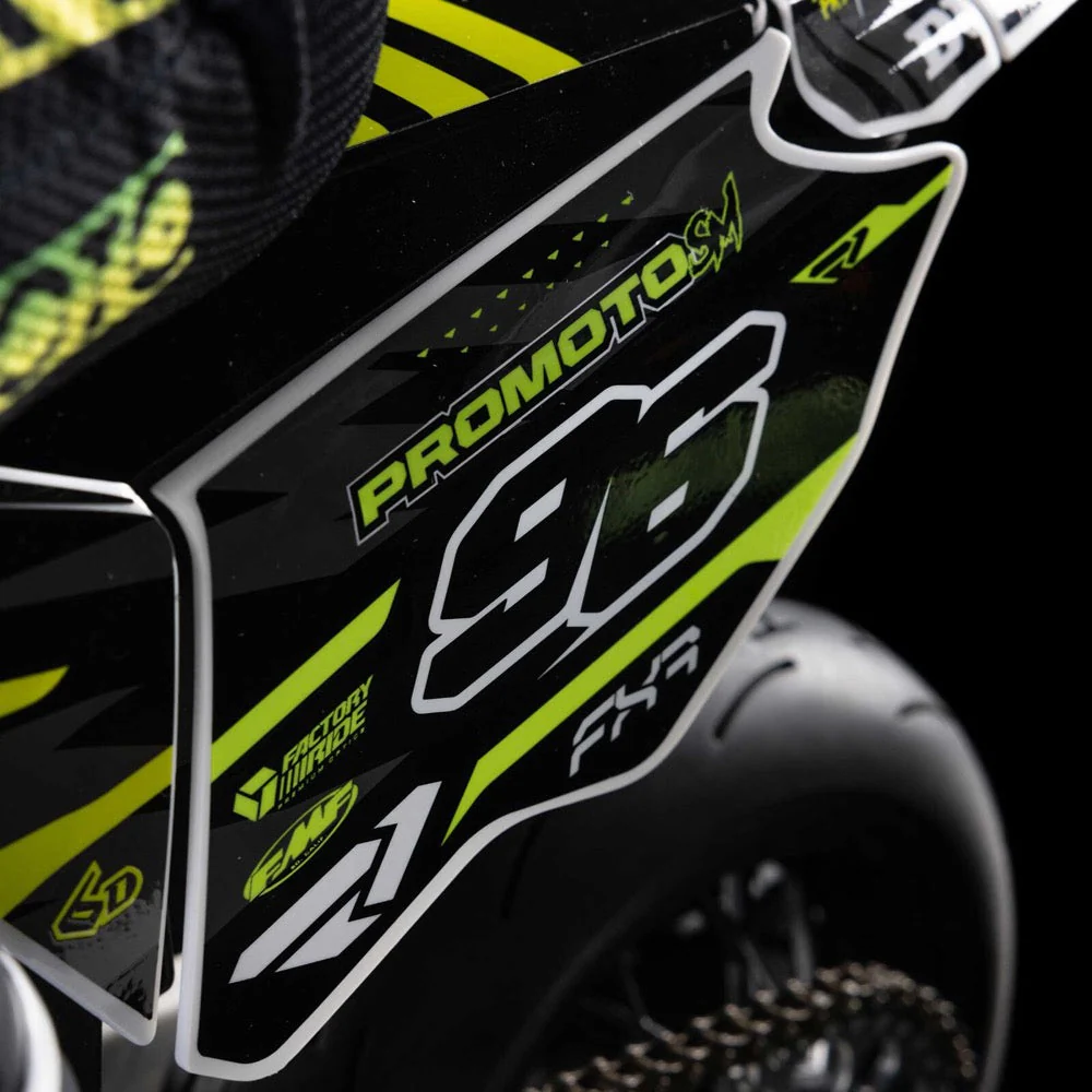 Losi LOS-2272 Promoto-SM 1/4 Super Moto Motorcycle FXR White RTR Basic - Image 22