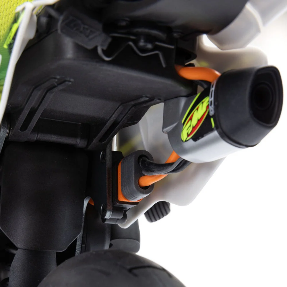 Losi LOS-2310 Promoto-SM 1/4 Super Moto Motorcycle FXR White RTR - Image 14