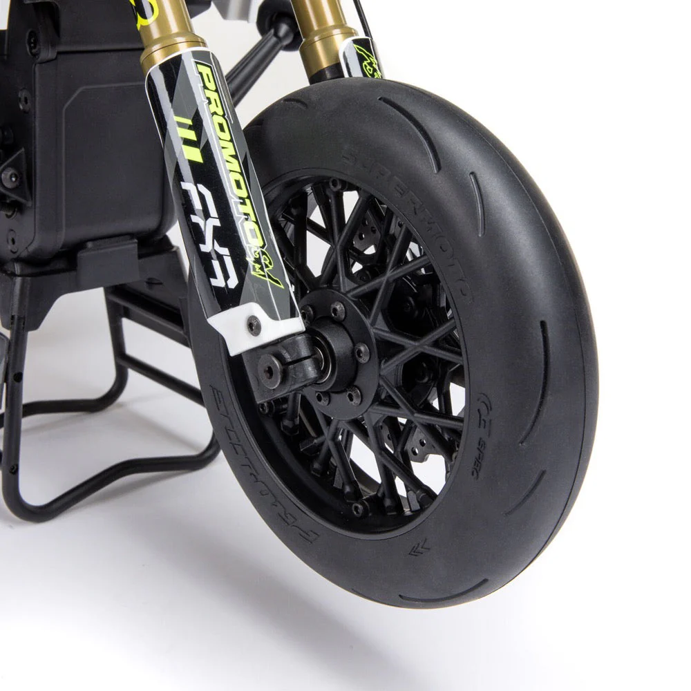 Losi LOS-2310 Promoto-SM 1/4 Super Moto Motorcycle FXR White RTR - Image 15
