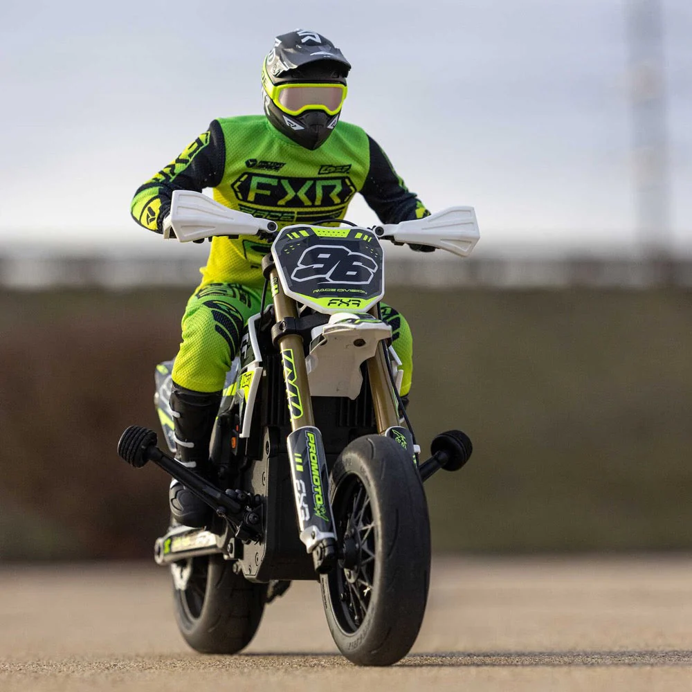 Losi LOS-2310 Promoto-SM 1/4 Super Moto Motorcycle FXR White RTR - Image 21