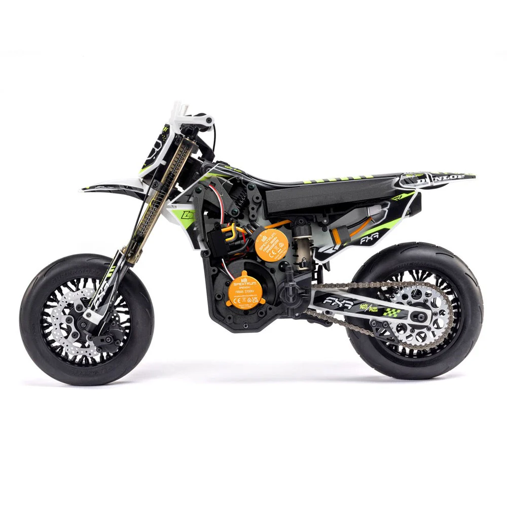 Losi LOS-2310 Promoto-SM 1/4 Super Moto Motorcycle FXR White RTR - Image 7