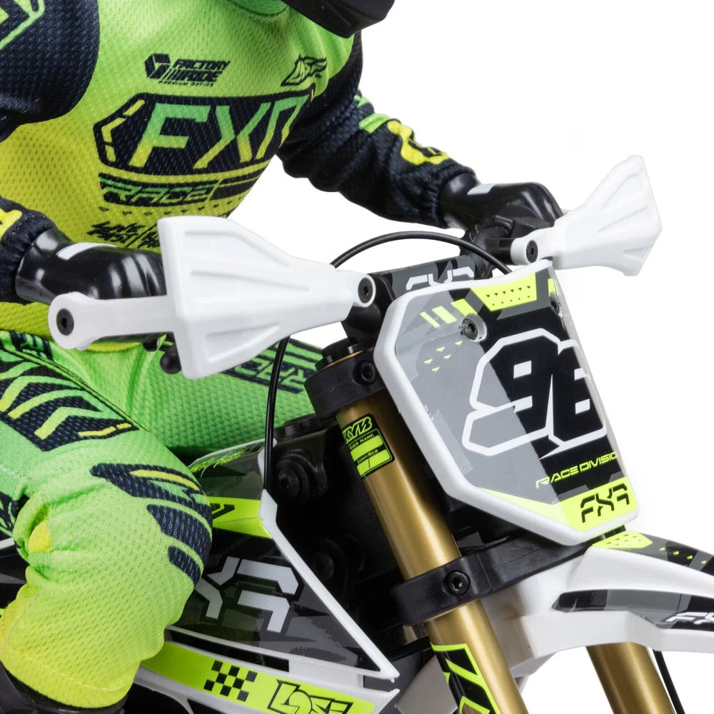 Losi LOS-2310 Promoto-SM 1/4 Super Moto Motorcycle FXR White RTR - Image 9