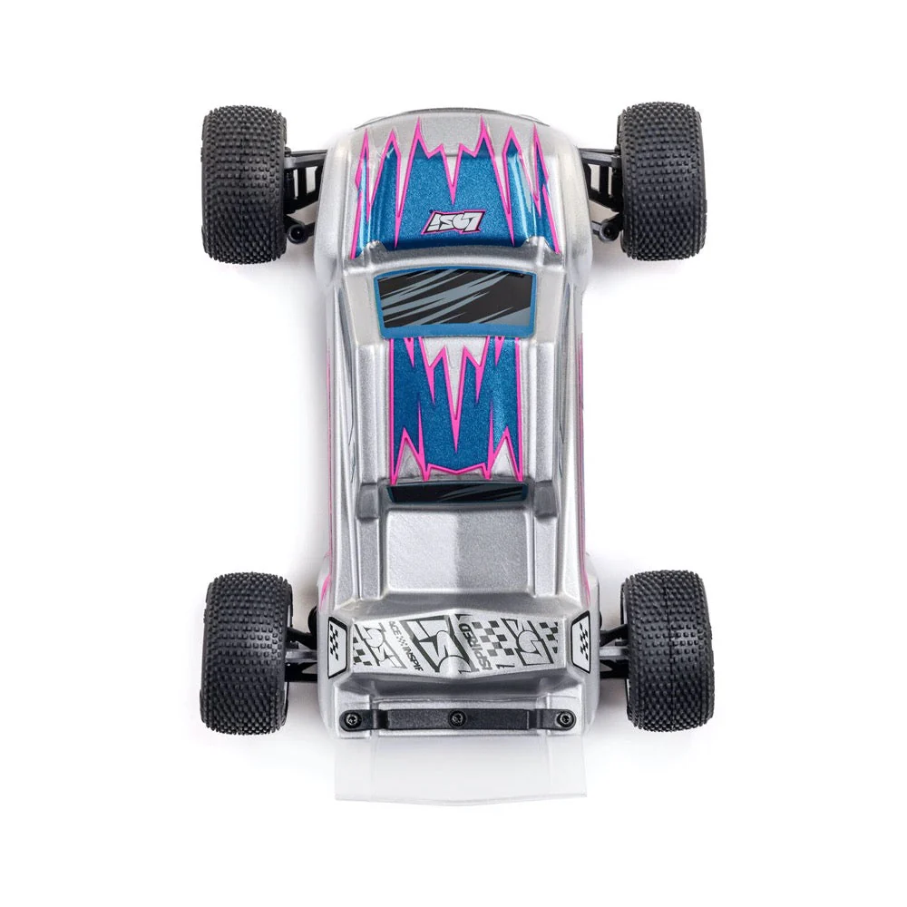 Losi Micro-T 1/28 2WD RC Stadium Truck (Silver) LOS-1392T2 - Image 7