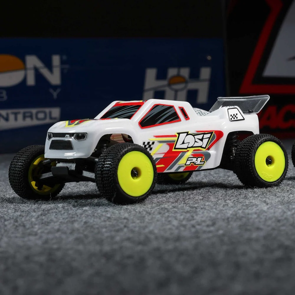 Losi Micro-T 1/28 2WD RC Stadium Truck (White) LOS-1392T1 - Image 19
