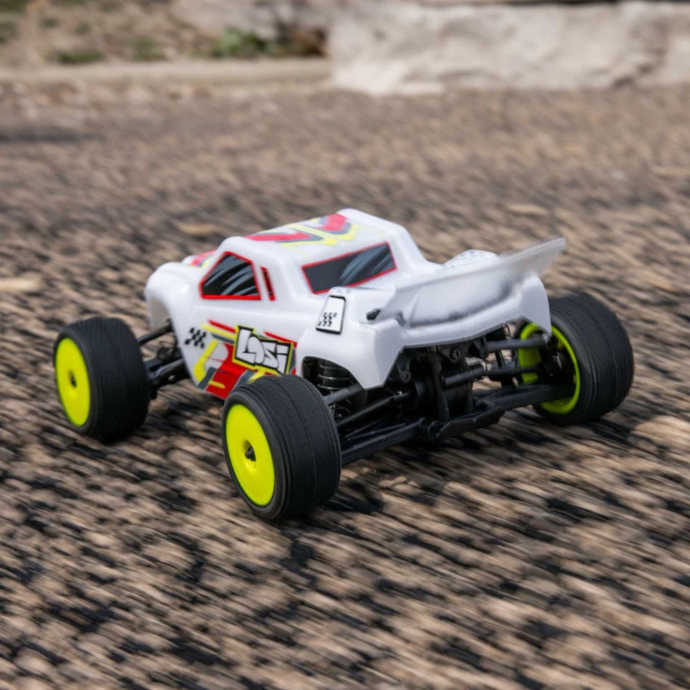 Losi Micro-T 1/28 2WD RC Stadium Truck (White) LOS-1392T1 - Image 22