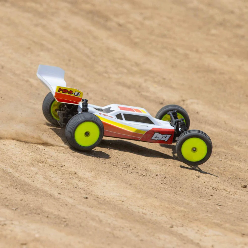 Losi Mini-B 1/16 Brushless 2WD Buggy RTR Red LOS01024T1 - Image 20