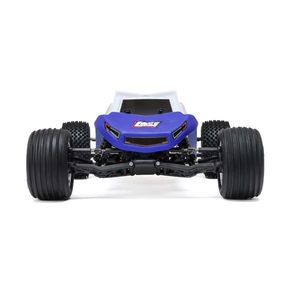 Losi Mini-T 2.0 2WD Brushless RC Stadium Truck V2 Blue 1056T2 - Image 3