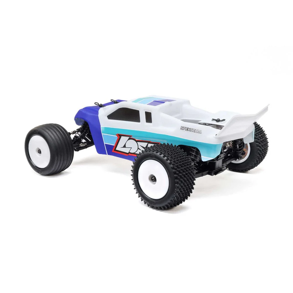 Losi Mini-T 2.0 2WD Brushless RC Stadium Truck V2 Blue 1056T2 - Image 8
