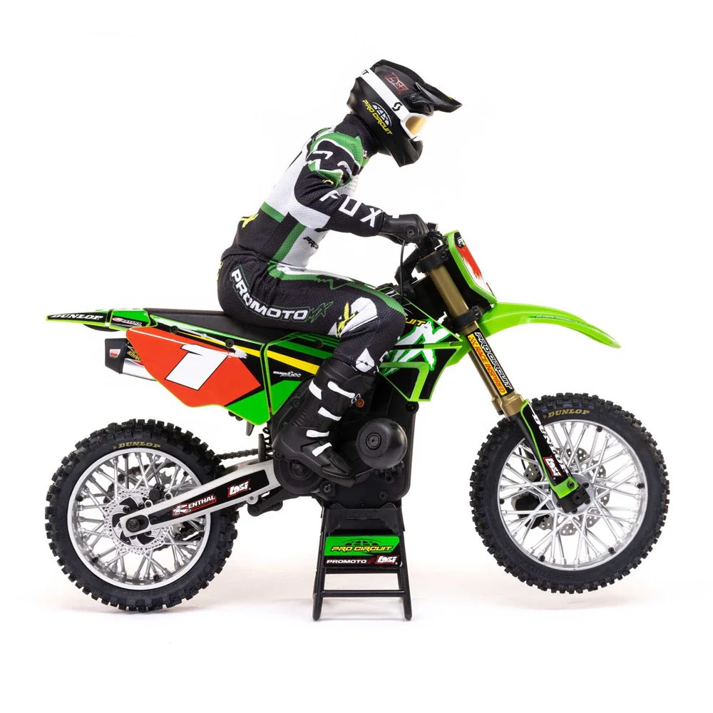 Losi Promoto-MX 1/4 RC Motorcycle Combo with Battery and Charger Pro Circuit Scheme LOS06002 - Image 12