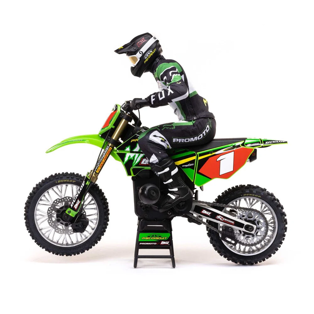 Losi Promoto-MX 1/4 RC Motorcycle Combo with Battery and Charger Pro Circuit Scheme LOS06002 - Image 13