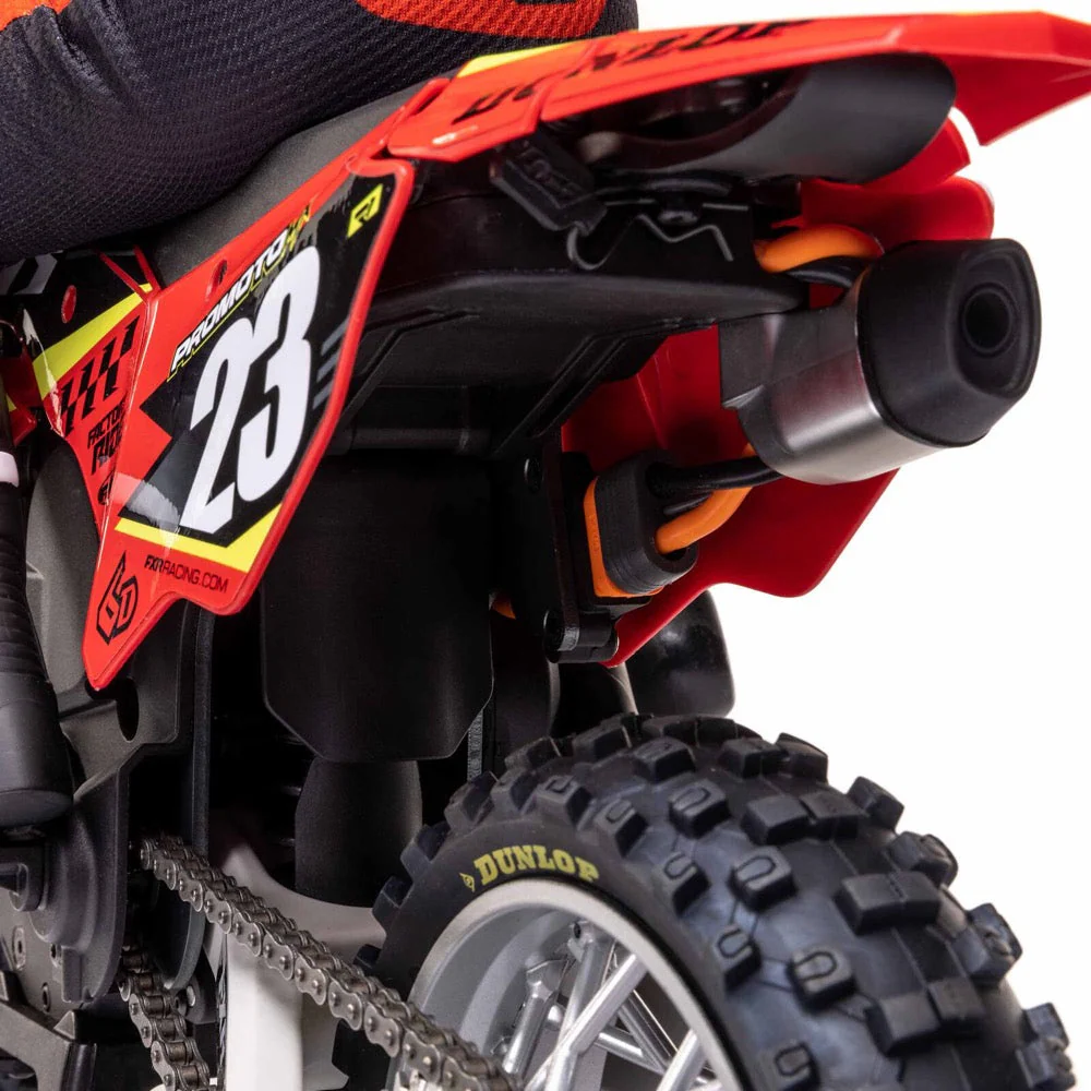 Losi Promoto-MX 1/4 RC Motorcycle FXR Scheme LOS06000T1 - Image 12