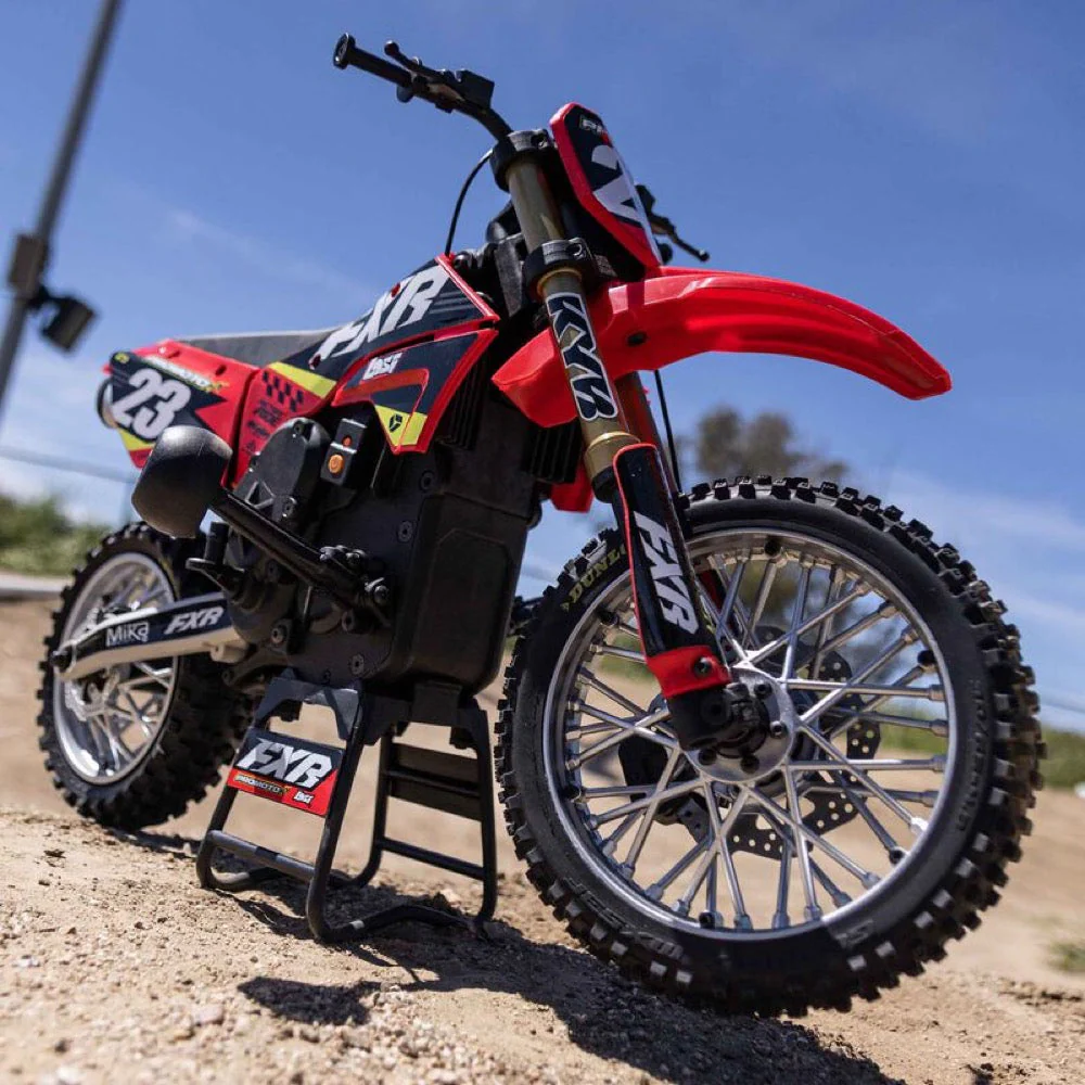 Losi Promoto-MX 1/4 RC Motorcycle FXR Scheme LOS06000T1 - Image 25