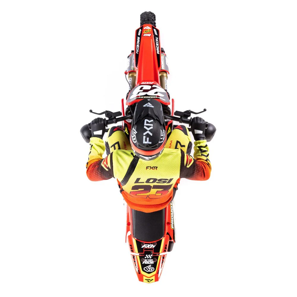 Losi Promoto-MX 1/4 RC Motorcycle FXR Scheme LOS06000T1 - Image 9