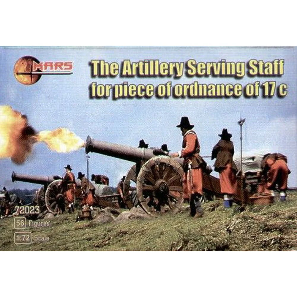 Mars 72023 1/72 Artillery Serving Staff XVII Century
