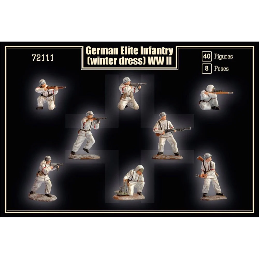 Mars 72111 1/72 German Elite Infantry in Winter Uniforms (WWII) (40 figures) - Image 2