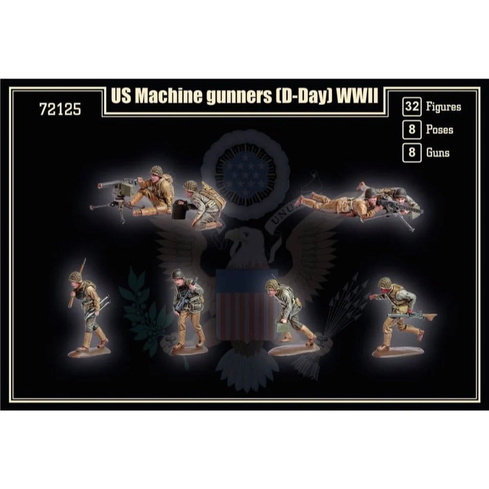 Mars 72125 1/72 U.S. Machine Gunners D-Day WWII - Image 2