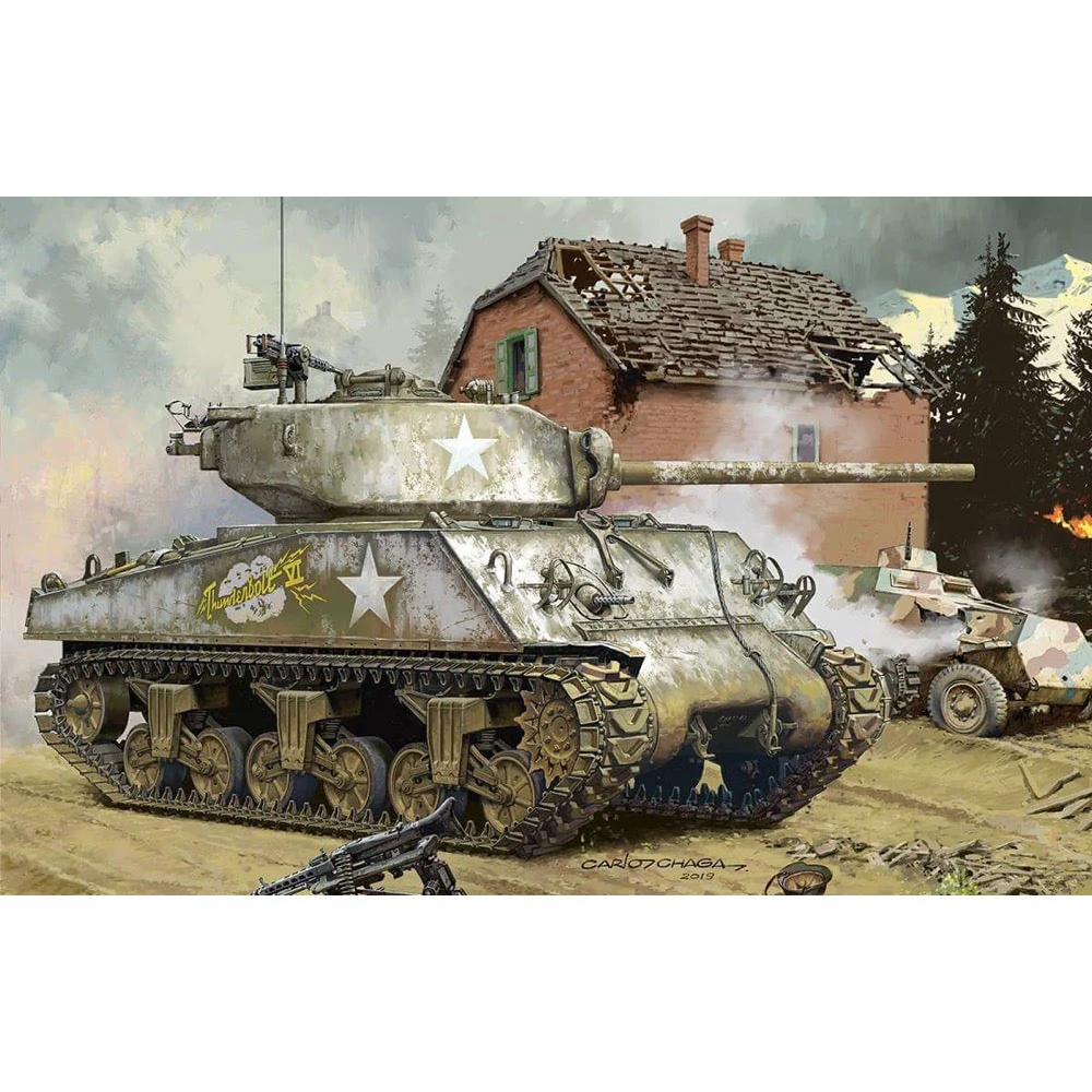 Meng TS-043 1/35 US Medium Tank M4A3 (76) W