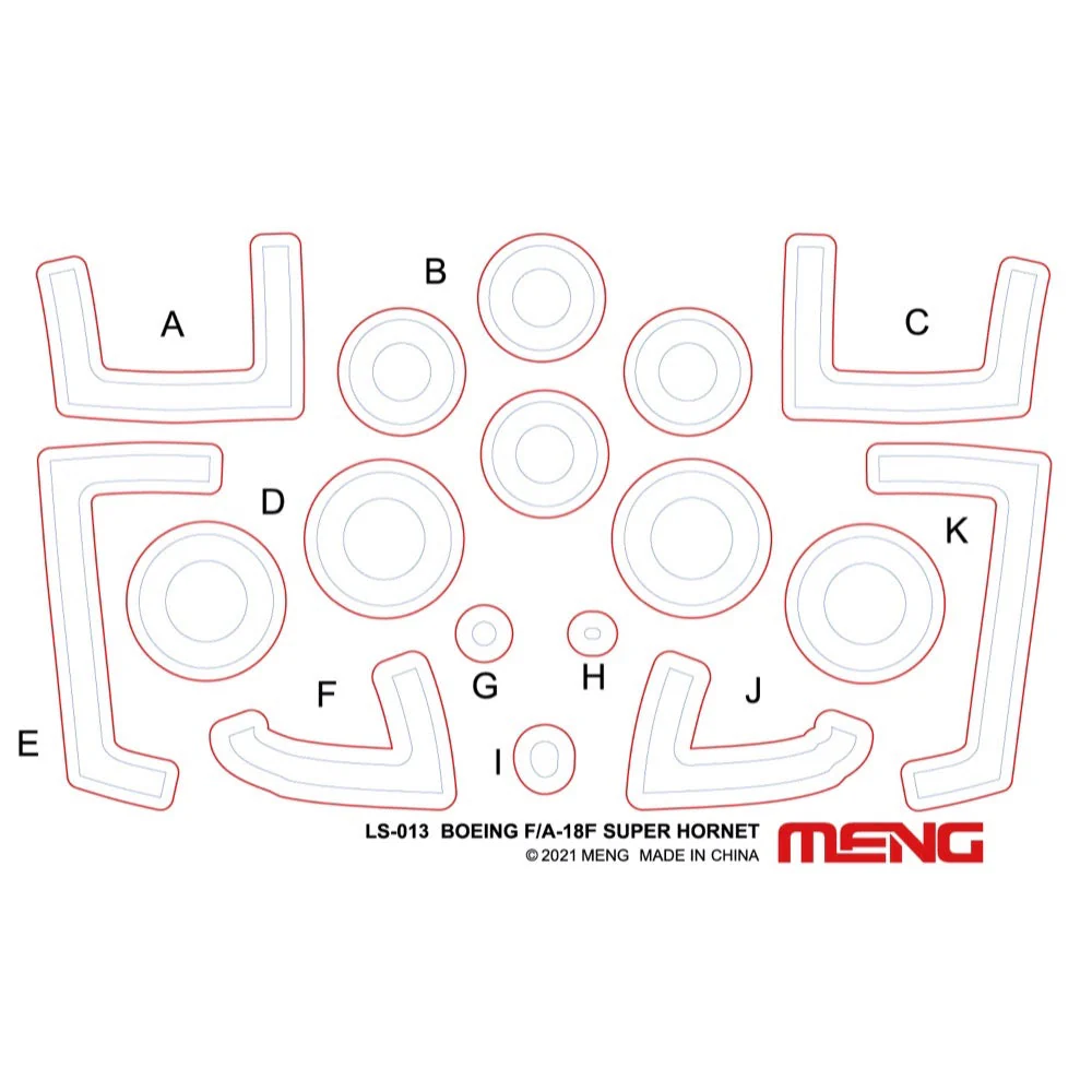 Meng LS-014 1/48 Boeing EA-18G Growler Electronic Attack Aircraft - Image 14