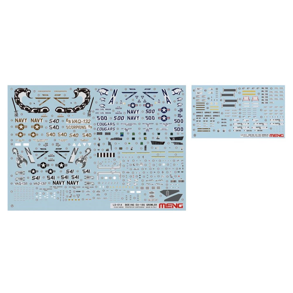 Meng LS-014 1/48 Boeing EA-18G Growler Electronic Attack Aircraft - Image 15
