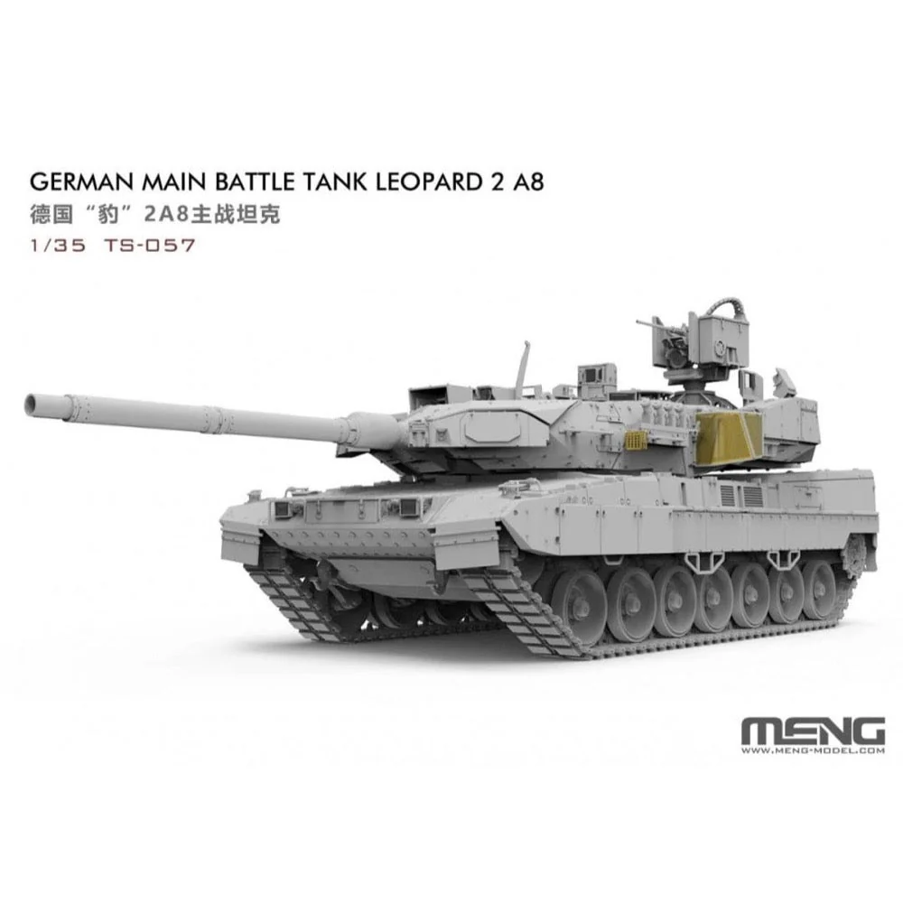 Meng TS-057 1/35 German Main Battle Tank Leopard 2A8 - Image 2
