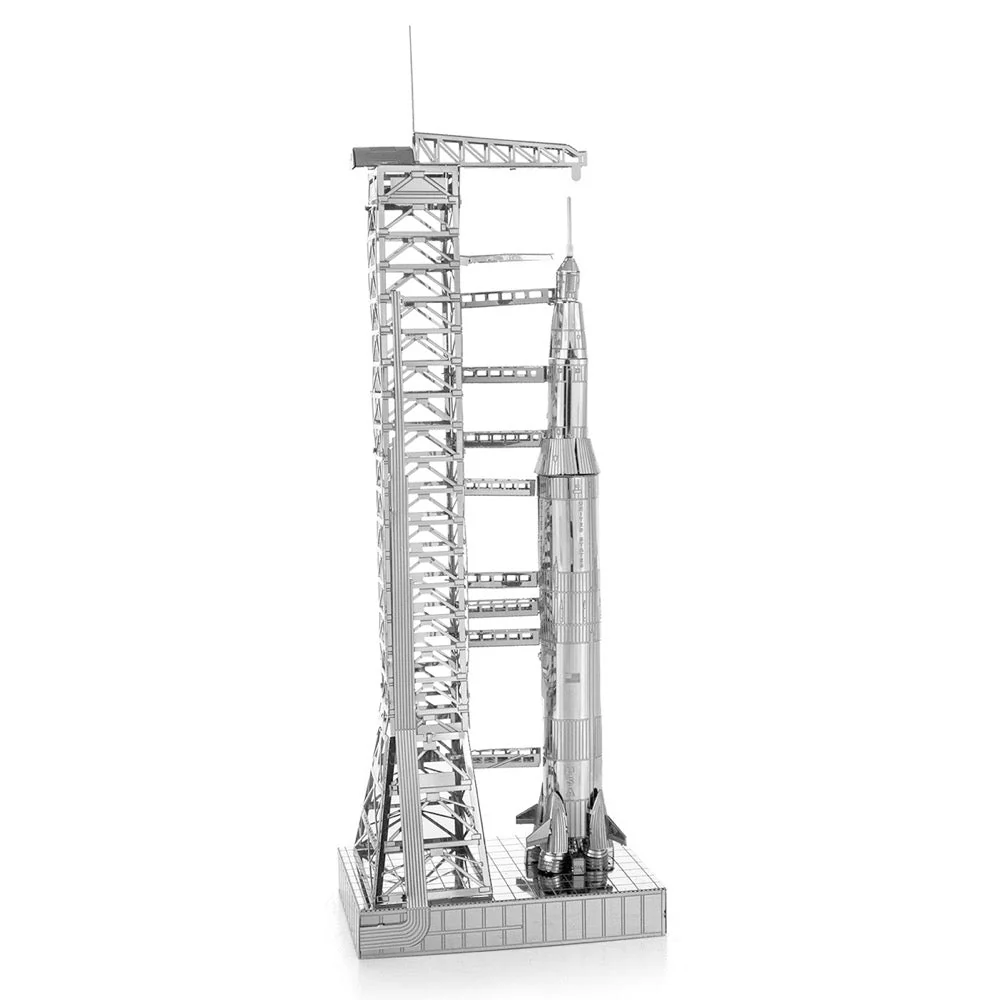 Metal Earth FCMM-AS Apollo Saturn V with Gantry - Image 2