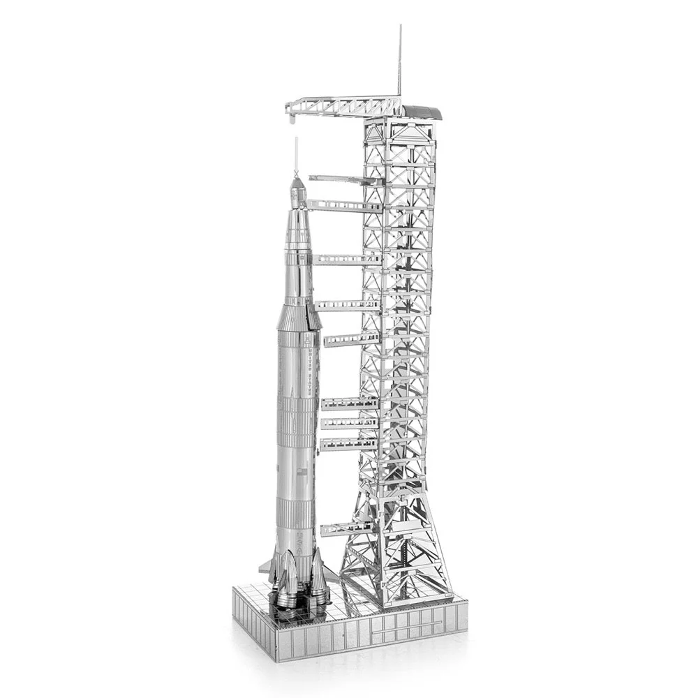 Metal Earth FCMM-AS Apollo Saturn V with Gantry - Image 5