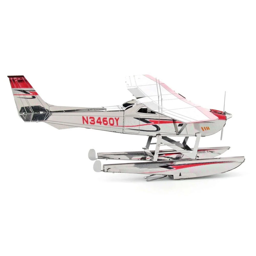 Metal Earth FCMM-CFP Cessna 182 Float Plane - Image 5