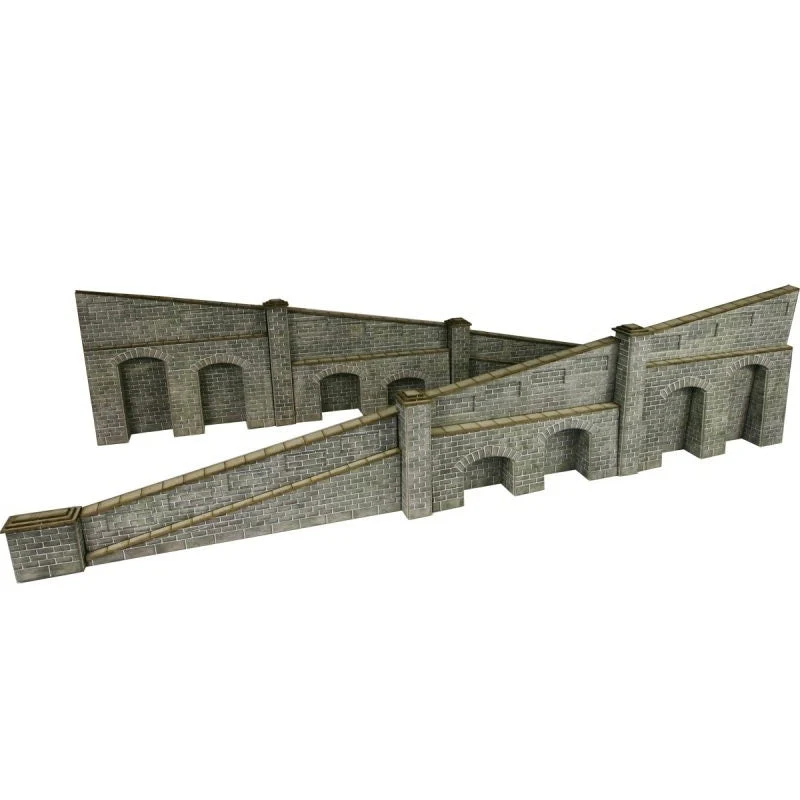 Metcalfe PO249 OO/HO Tapered Retaining Wall Stone Card Kit