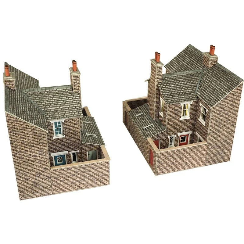 Metcalfe PO277 OO/HO Terraced House Backs Stone Card Kit - Image 2