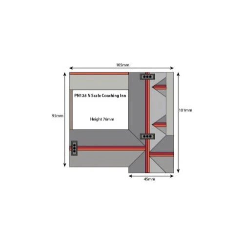 Metcalfe PN128 N Coaching Inn Card Kit - Image 2