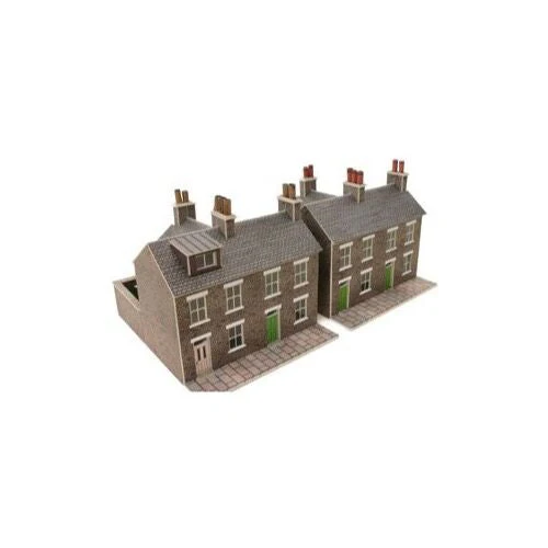 Metcalfe PN104 N Stone Terraced Houses Card Kit