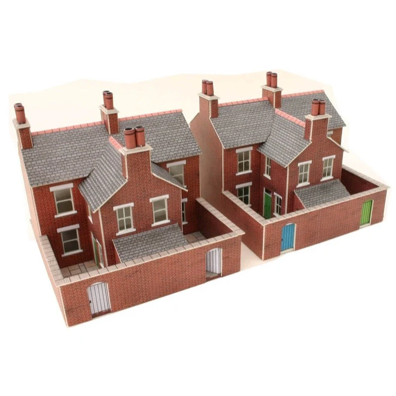 Metcalfe PN103 N Terrace Houses Red Brick Card Kit - Image 2