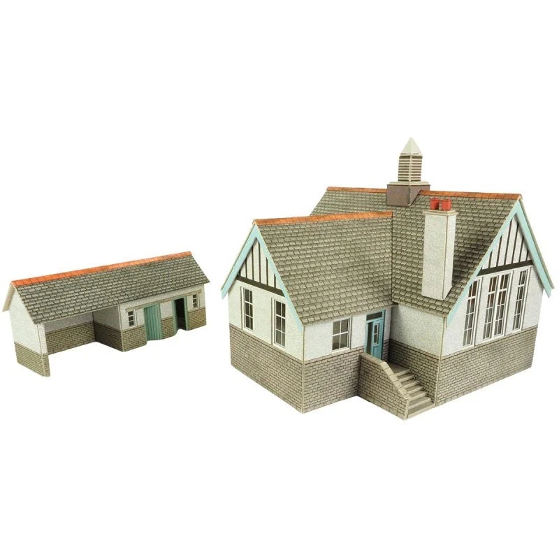 Metcalfe PO253 OO/HO Country School Card Kit