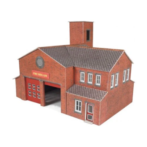 Metcalfe PO289 OO/HO Fire Station Card Kit - Image 3