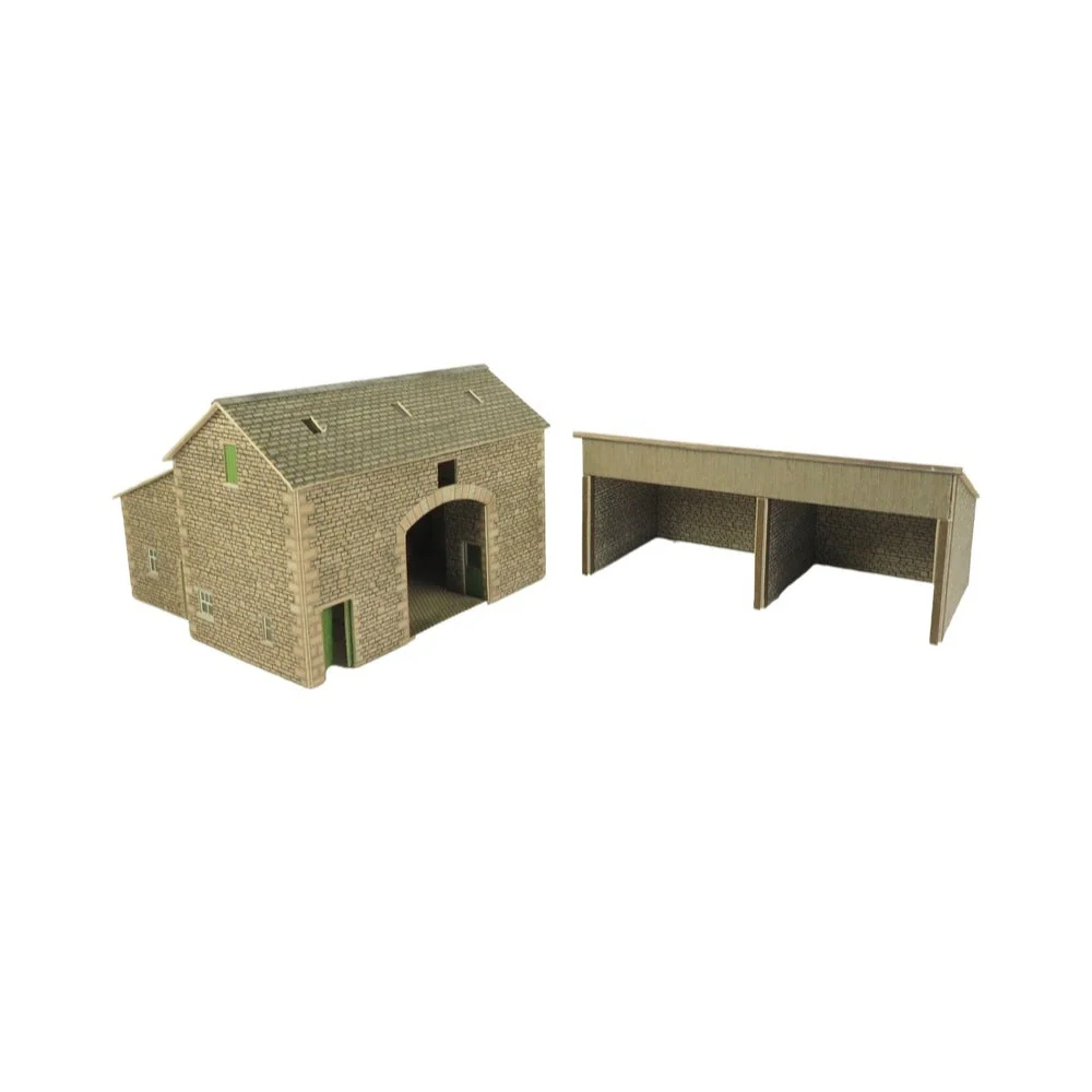 Metcalfe PO251 OO/HO Manor Farm Barn Card Kit - Image 2