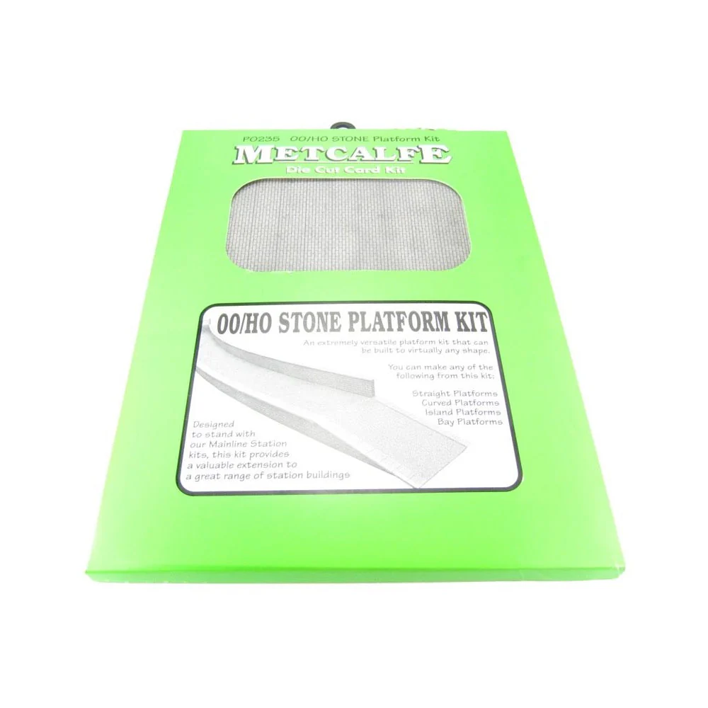 Metcalfe PO235 OO/HO Platform Extension Kit Stone Card Kit - Image 2