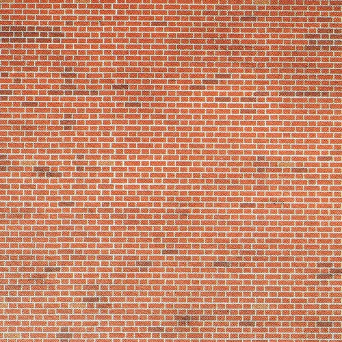 Metcalfe 0054 OO/HO Red Brick 9 Sheets