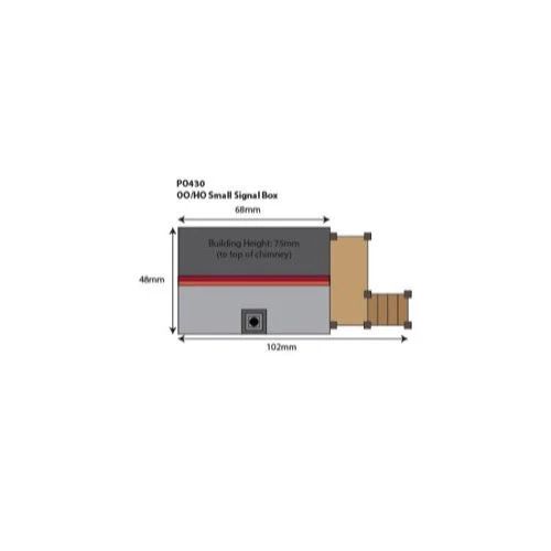 Metcalfe PO430 OO/HO Small Signal Box Card Kit - Image 2