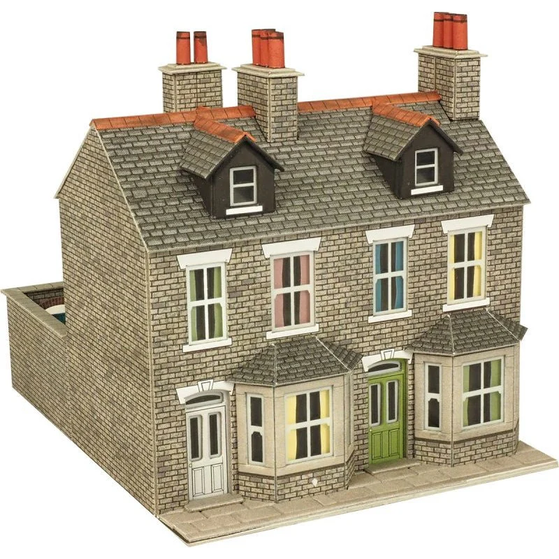 Metcalfe PO262 OO/HO Terrace Houses Stone Card Kit