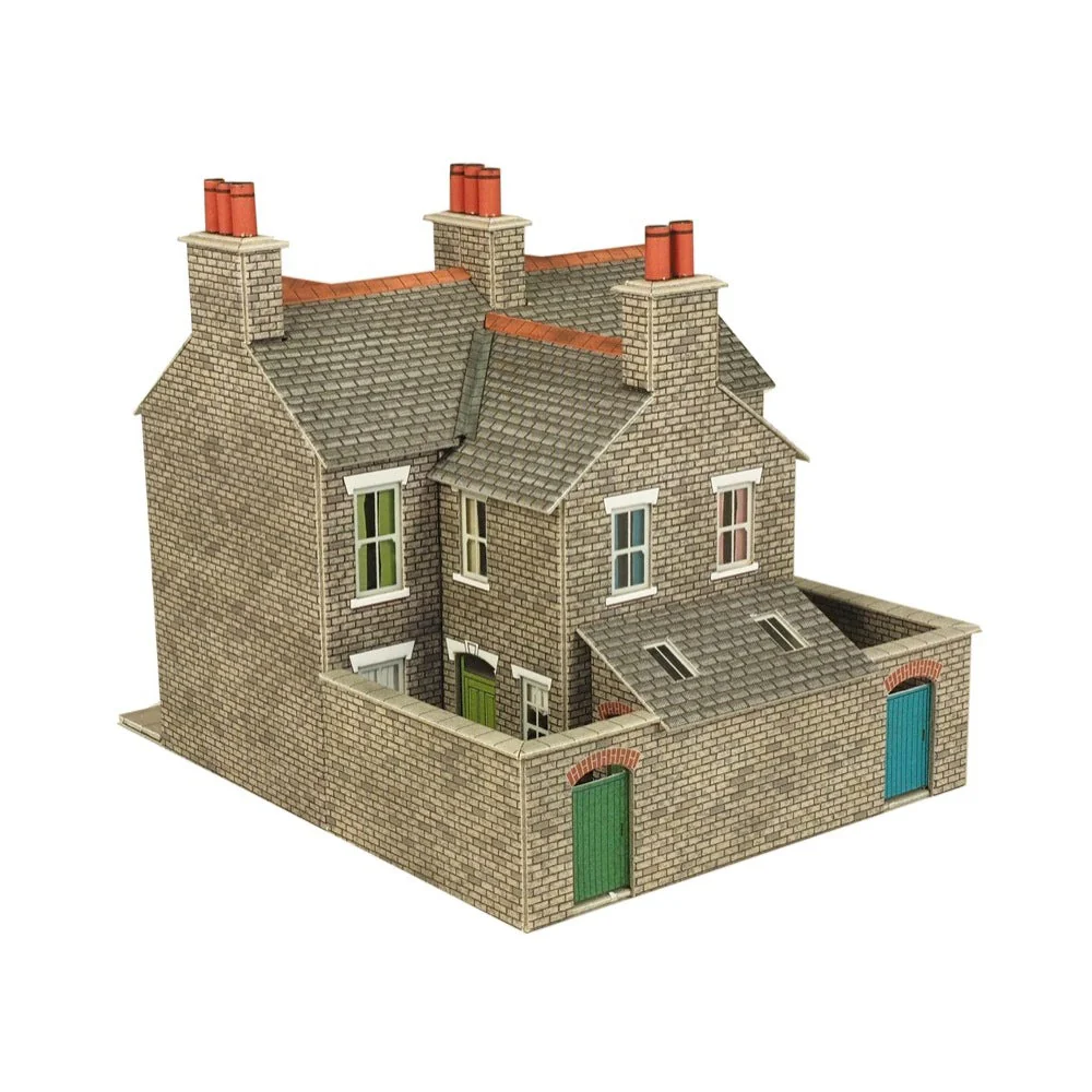 Metcalfe PO262 OO/HO Terrace Houses Stone Card Kit - Image 2