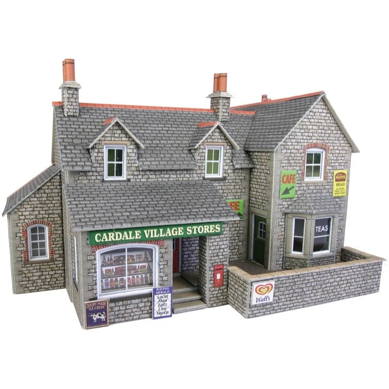 Metcalfe PO254 OO/HO Village Shop and Cafe Card Kit