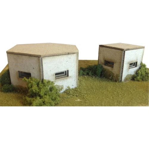 Metcalfe PO520 OO/HO WW2 Pillboxes Card Kit