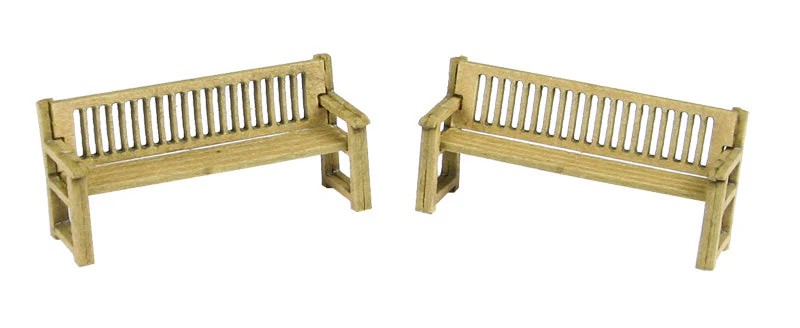 Metcalfe PO503 OO/HO Park Benches Card Kit - Image 2