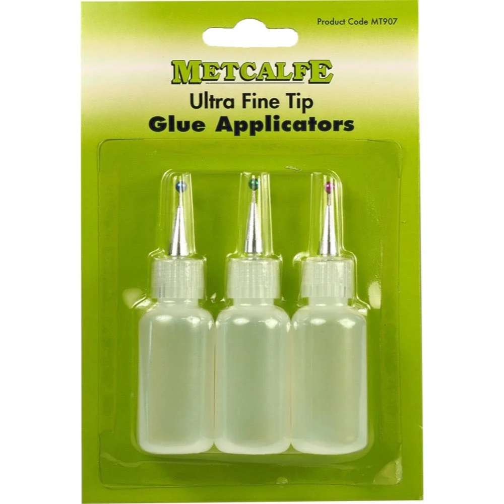 Metcalfe MT907 Ultra Fine Tip Glue Applicators 3 Pack