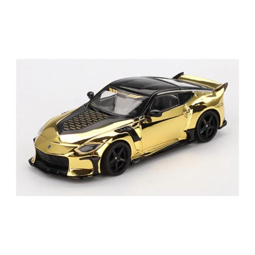 Mini GT MGT00985-R 1/64 Nissan Z VeilSide FZ400 Gold Chrome - Image 4
