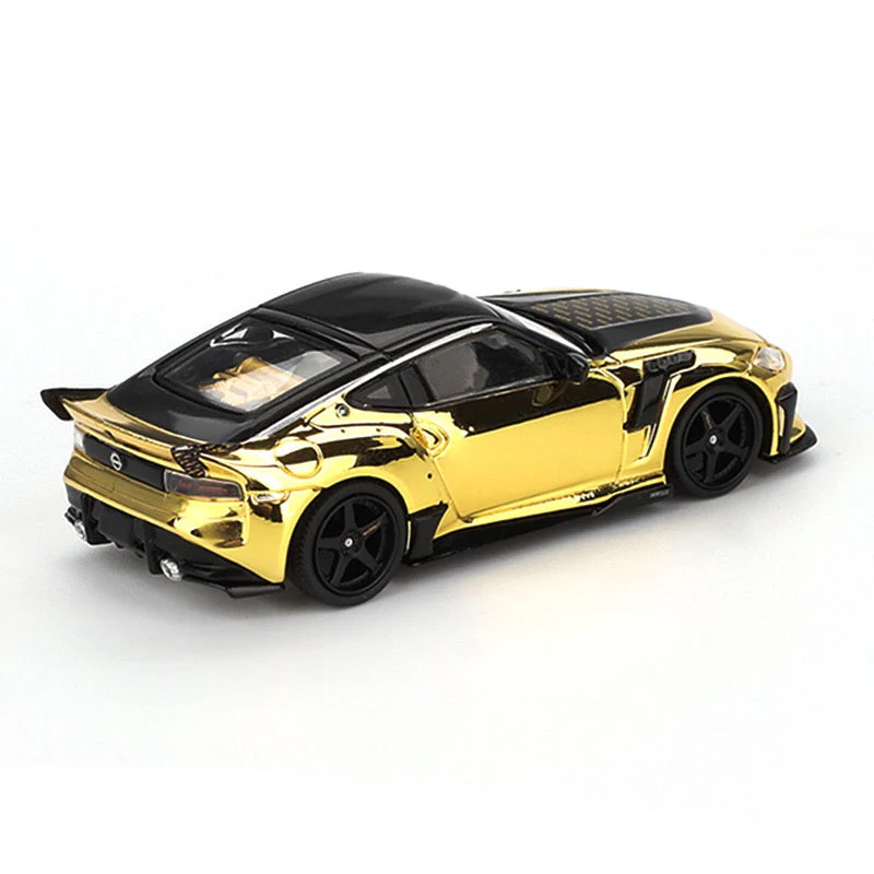 Mini GT MGT00985-R 1/64 Nissan Z VeilSide FZ400 Gold Chrome - Image 5